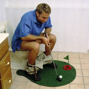 גולף לשירותים - מתנה מקורית ומצחיקה