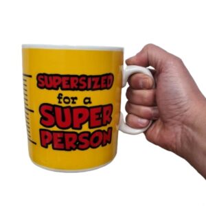 ספל ענק 900 מל - SUPERSIZED for a SUPER PERSON