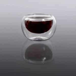 סט 6 כוסות אספרסו זכוכית כפולה (תרמיות) - 60 מ"ל