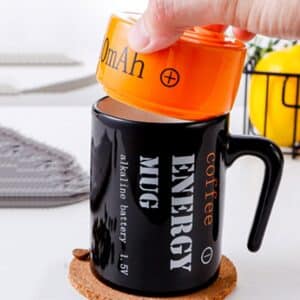 מאג אנרגיה בעיצוב סוללה - ENERGY MUG