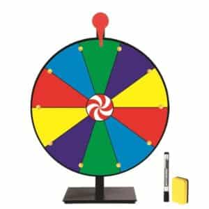 גלגל פרסים מחיק - גלגל מזל מסתובב 30 ס"מ