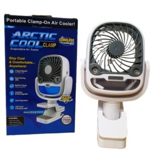 מאוורר ערפל קליפס / מיני מזגן קליפס עם מתיז מים - נטען USB