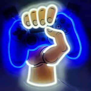 מנורת ניאון USB ג'ויסטיק, לעיצוב ואווירה - Neon Joystick