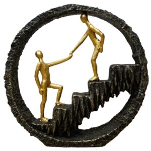 פסל אומנותי “מעגל החיים” – סמל לצמיחה ועזרה לאורך הדרך