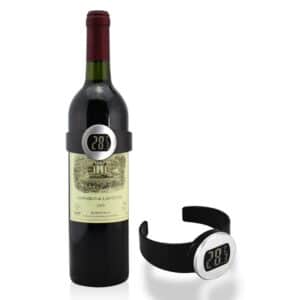 צמיד דיגיטלי מודד טמפרטורה לבקבוק יין