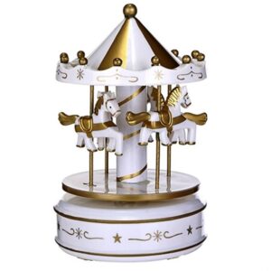 קרוסלת סוסים מנגנת - צבע לבחירה