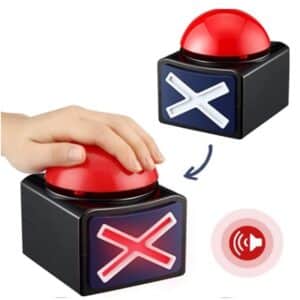 כפתור באזר איקס - בשילוב סאונד ותאורה